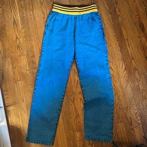 Rachel Comey elastic waistband denim pants in XS